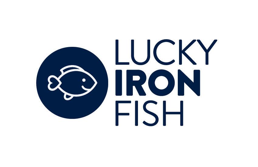 Logotyp för LUCKY IRON FISH